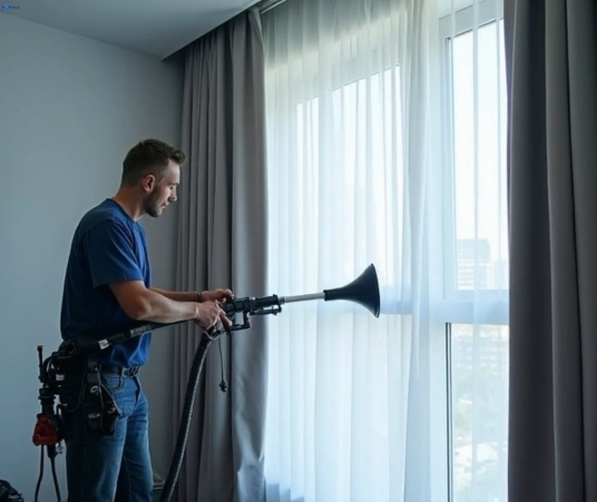 Professional curtain stain removal process equipment Matty Curtain Cleaning sumner