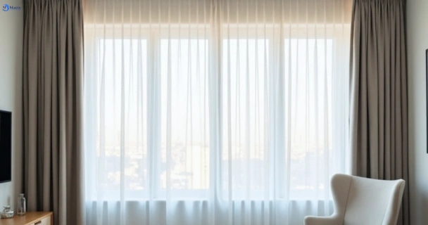 Freshly steam cleaned curtains in sumner QLD